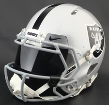 LAS VEGAS RAIDERS NFL Authentic GAMEDAY Football Helmet w/ NIKE Eye Shield