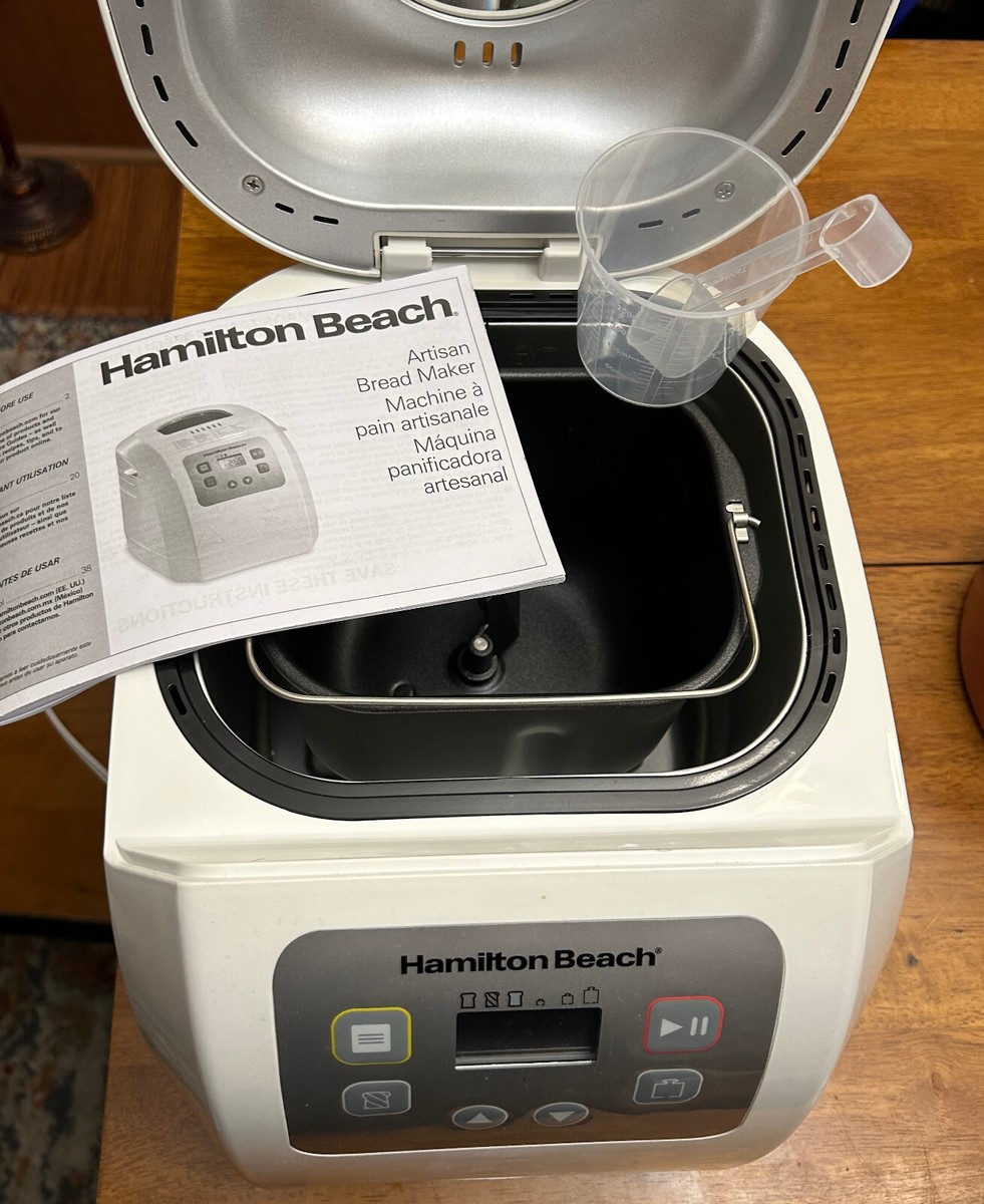 Hamilton Beach Bread Maker Machine - 2 Lb Digital Programmable Bread ...