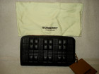 100% AUTHENTIC NEW BURBERRY LOLA QUILTED BLACK LEATHER CONTINENTAL WALLET — photo 3