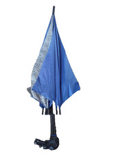 Vintage Aramis Dog's Head Chewing On Shoe Handle Umbrella