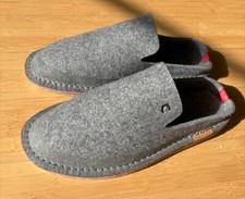 Canoe Wool Slippers Gray Men's NWB
