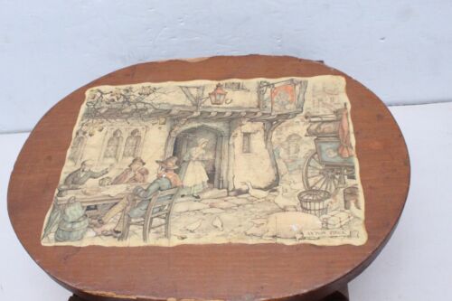Vintage Child Toddler Doll Wood Rocking Rocker Chair Foot Rocker/Stool - Picture 2 of 8