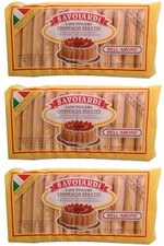 Savoiardi, Lady Fingers Champagne Biscuits for Tiramisu (Pack of 3), 7 oz G