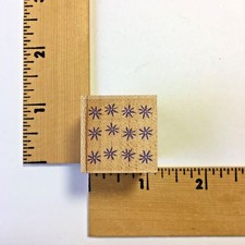 Hero Arts Rubber Stamps - Square of Flowers - NEW