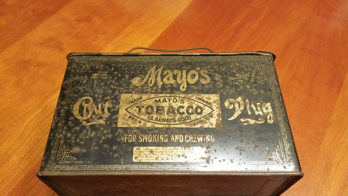 Mayo Cut Plug Tobacco Lunch Tin