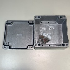 Hammond 1590Z160 Wall Watertight Enclosure Aluminum Case 6 1/4  X 6 1/4  IP68