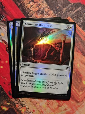 MTG Card : (3x) Smite the Monstrous FOIL