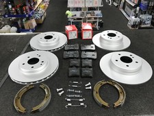 PER MERCEDES E220 CDi SPORT BLUE EFFICIENCY C207 PASTIGLIE DISCO FRENO ANTERIORE POSTERIORE SCARPA