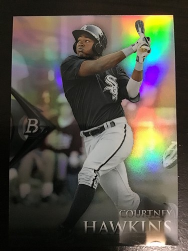 Courtney Hawkins Topps 2014 Bowman Platinum Chrome Prospects Card BPCP97