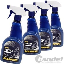 4x MANNOL 500ml TEXTILE CLEANER SITZ& POLSTER REINIGER FUßMATTEN REINIGUNG SITZE