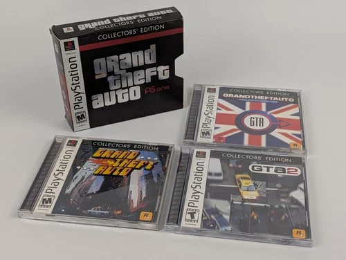 Grand Theft Auto Collectors Edition GTA (PlayStation 1 PS1)➡️CIB No Maps Tested
