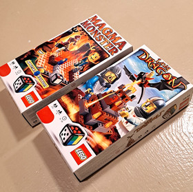 LEGO Games: Magma Monster (3847, COMPLETE)/Lava Dragon (3838, INCOMPLETE)