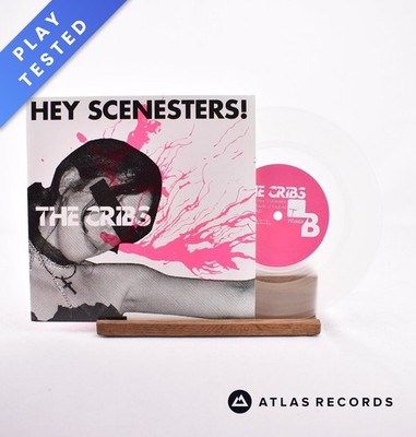 The Cribs - Hey Scenesters! - Clear 7'' Vinyl Record - NM/NM