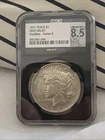 1921 High Relief Peace Silver Dollar $1 NGC AU 55
