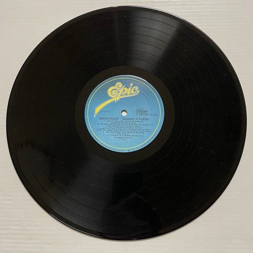 Shakin Stevens Green Door Vinyl Record 12” 33 RPM ELPS 4284 epic 1981 - Picture 6 of 24