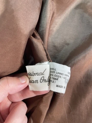 Vintage Comint Leather Bomber Jacket Mens Medium Brown Western Argentina 80s 90s image 9