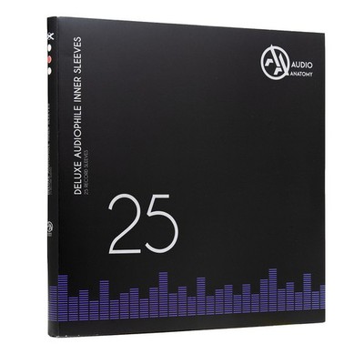Audio Anatomy - 25X 12'' Deluxe Audiophile Antistatic Inner Sleeves Cream