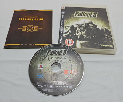 Fallout 3 Sony PlayStation 3, 2008 PS3 Complete with Manual 
