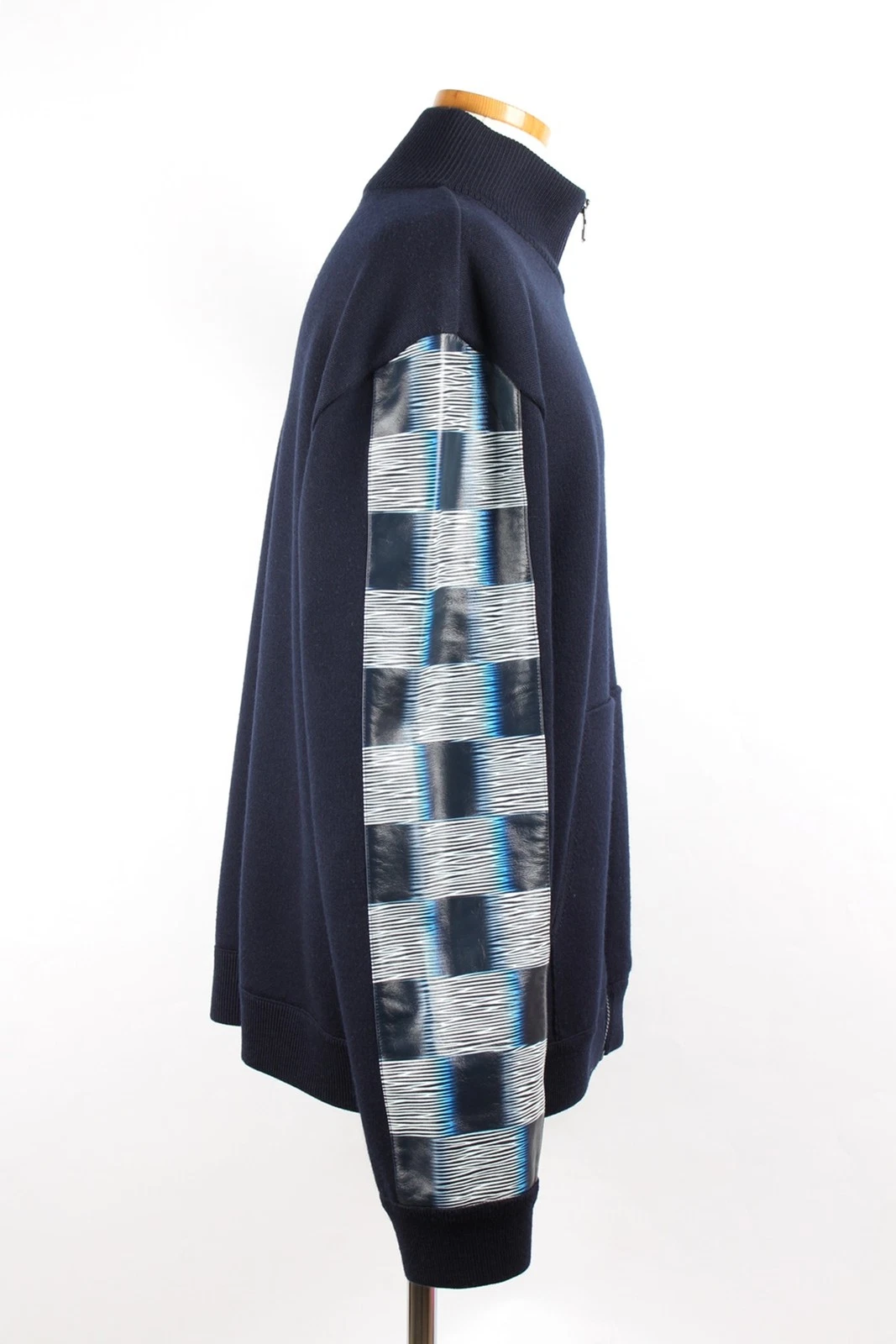 LOUIS VUITTON（LV） Louis Vuitton Track Top in misto lana e pelle XL 71933860