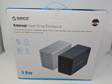 ORICO External Hard Drive Enclosure 5 Bay RAID - 2.5 3.5 inch SSD/HDD, USB 3.0