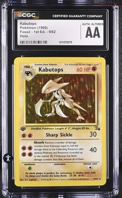 Kabutops 9/62 Fossil Holo for sale online | eBay