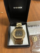 Casio G Shock GMW B5000GD 9JF Full Metal Gold Wristwatch
