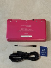 Nintendo 3DS Console Pink Edition With Charger US SELLER Very Good
