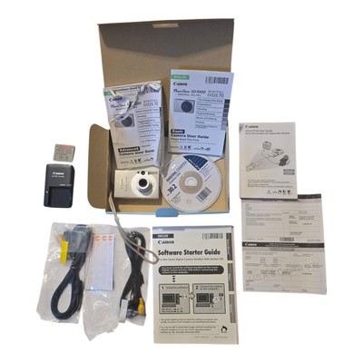 Canon IXUS 70 SD1000 7.1MP 3X Optical CCD Digital Camera - Silver