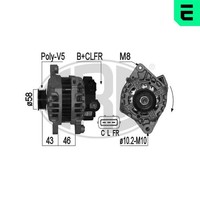 Era Lichtmaschine Generator 90A FüR Hyundai I10 I20 Kia Rio Iii Cee'd Ia Pa Gb