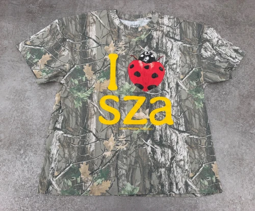 SZA Grand National 2025 Kendrick Lamar Tour Merch Tee Camo Concert Shirt XL - product listing photo
