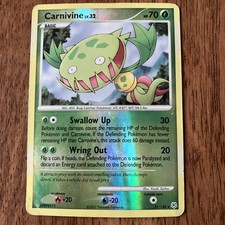 Pokemon Carnivine 21/130 Reverse Holo Diamond and Pearl Rare