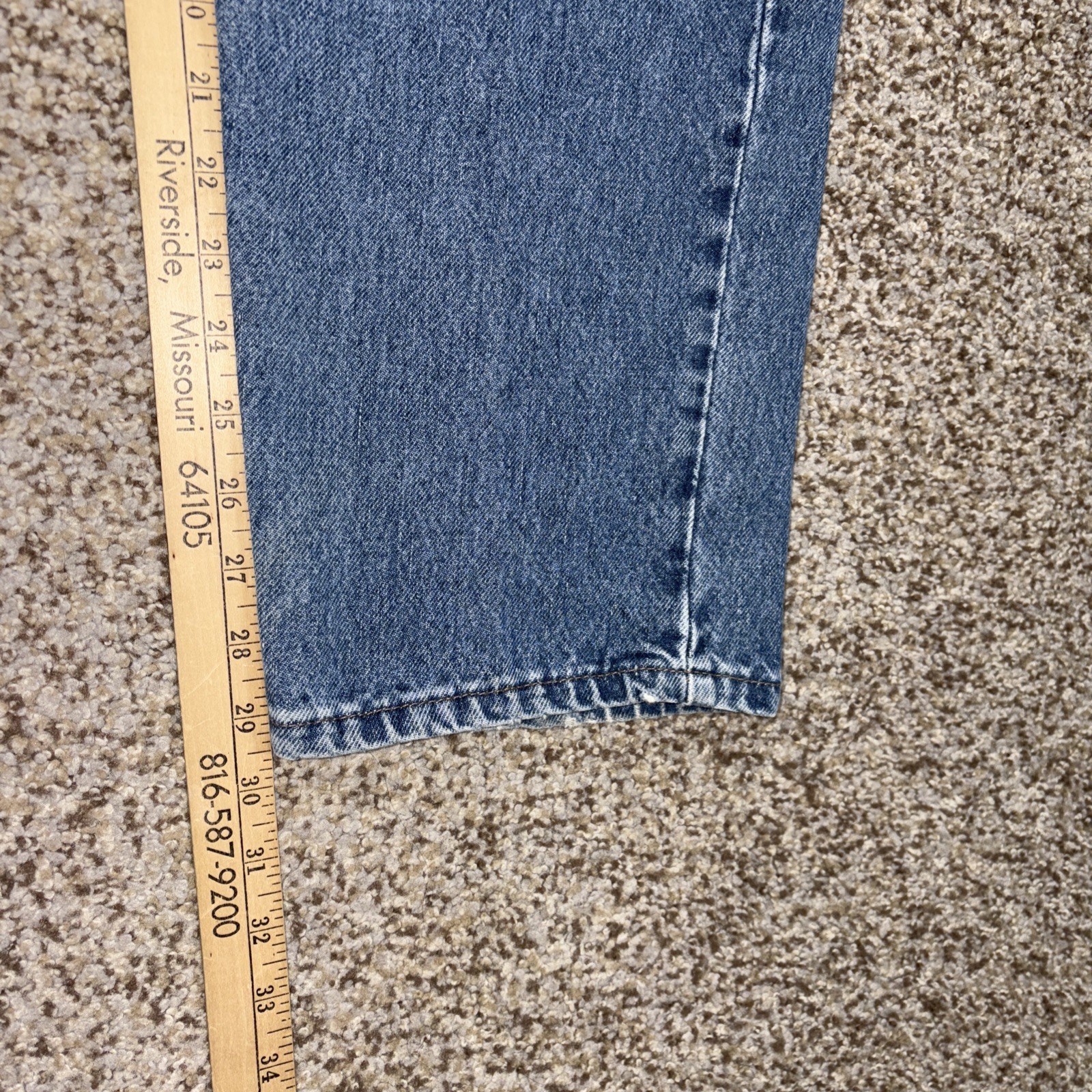 Vtg Levis Silvertab Silver Tab Denim Skate Grunge Jeans 33x32 Fits 31 X 29.5 - View 9