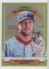 2019 Panini Donruss Optic Diamond Kings Lime Green Prizm Max Scherzer #17 5ta