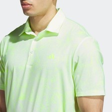 Adidas Golf Men's M Ultimate365 Textured Print Polo Shirt - Moisture-Wicking New