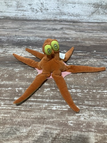 RARE VTG Disney Store Peter Pan 2 Return To Neverland Octopus Bean Bag Plush