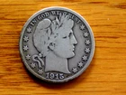 Better Date Original Problem Free Very Good+ 1915-P Barber Silver Half Dollar P1