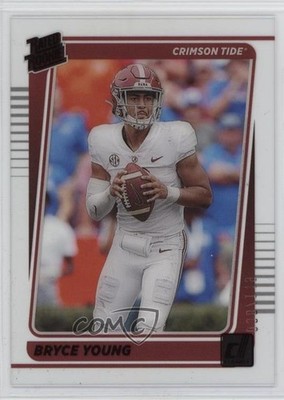 2023 Chronicles Draft Picks Clearly Donruss Rated Red Bryce Young Rookie RC 1q03