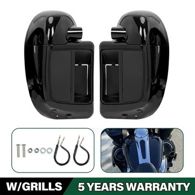 Lower Vented Fairing 6.5'' Speaker Box Pod For Harley Touring Electra Glide 14-24