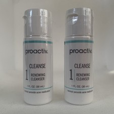 2x Proactiv Step 1 Cleanse Renewing Cleanser Exp 8/26 1oz Each SEALED
