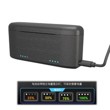 For Insta360 X6 Camera Charging Box Hub Dual Battery Charger Case USB Type-C 3A