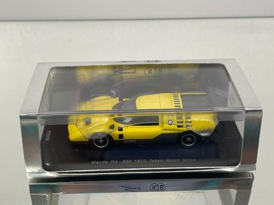SPARK KB KBS036 MAZDA RX-500 1970 TOKYO MOTOR SHOW -YELLOW 1:43- GOOD IN BOX