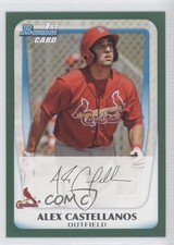 2011 Bowman Prospects Retail Green 157/450 Alex Castellanos #BP13 0a1
