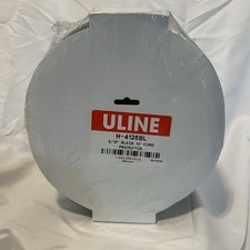 Uline H-4126BL 5/16" x 10' Black PVC Cord Protector Tapered Profile, NEW Sealed