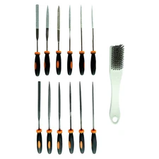 New 13PC  Alloy Steel File Sets with Carry Case For Metal Wood Brass Aluminum US