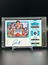 Josh Minott 22-23 Panini Contenders Rookie Championship Ticket Auto Platinum 1/1