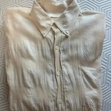 Our Legacy Borrowed Linen Blend Shirt - Size 48