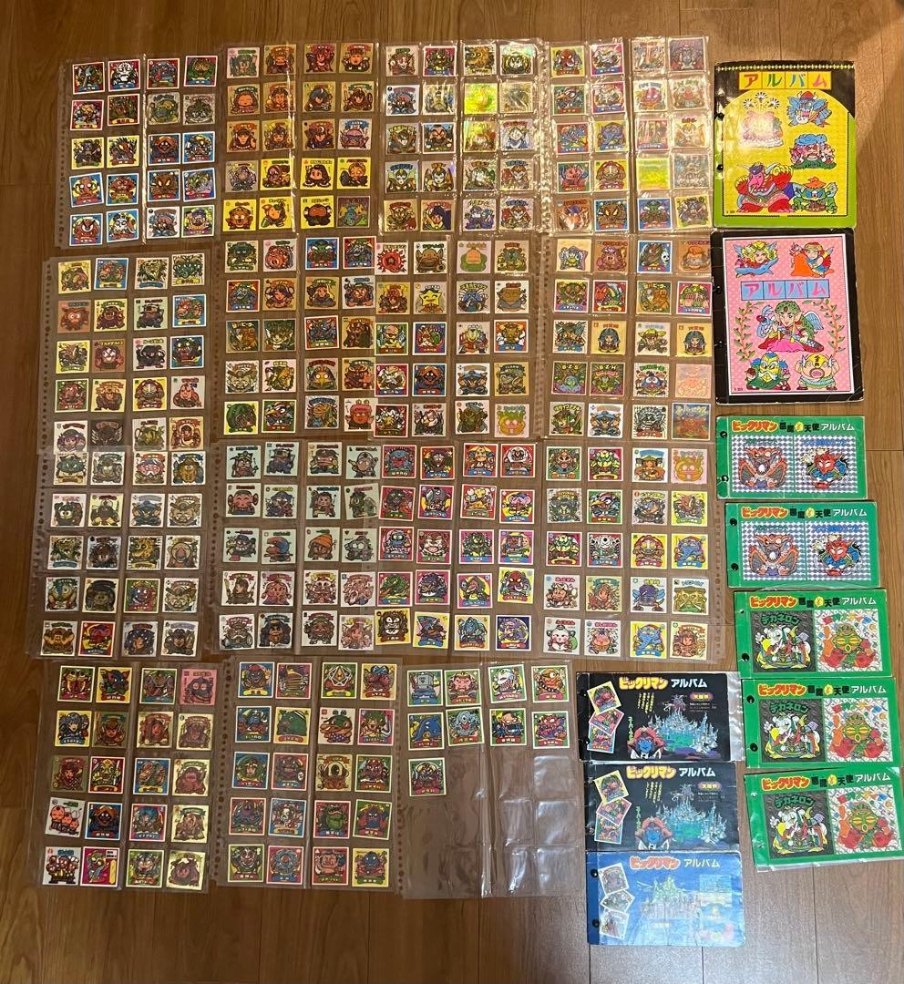 Old Bikkuriman Seal Album 289 Pieces Set Collectible Plastic Card