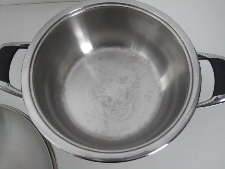 Topf AMC 4,4 Liter Kochtopf Visiotherm Deckel Induktion 24 cm - Bild 4 von 4