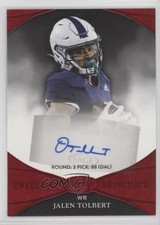 2022 Sage Aspire Red Jalen Tolbert #ASP-JT Auto 2b2