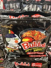 2 Samyang Buldak Spicy Ramen Hot Chicken Ramen Korean Stir-Fried Instant Noodle